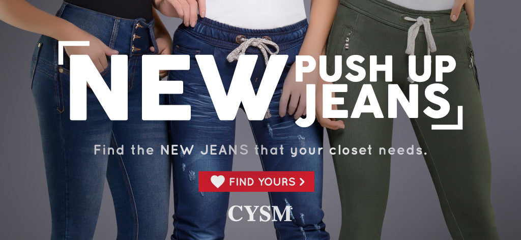 The benefits of wearing a NEW pair of push up jeans by CYSM