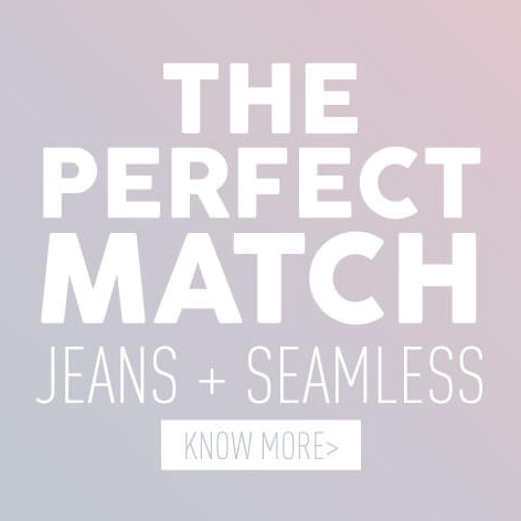 The perfect Match: Seamless shapewear + push up jeans