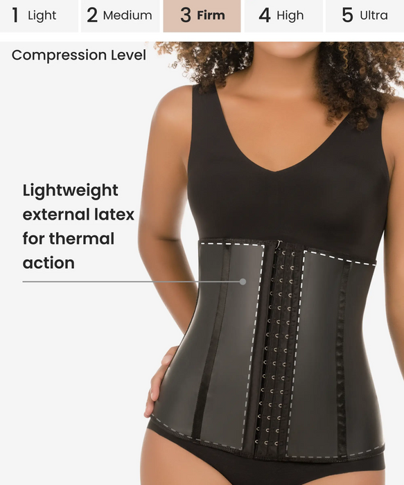 Ultra-lightweight compression latex waist cincher - Style 1320-CYSM Shapers- Ultra-Compresion.