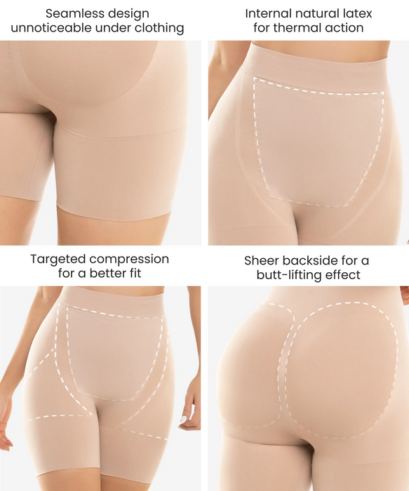 Nude Seamless Shorts 4-Pack in style 1504-CYSM Shapers- Bundle.