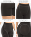 Black Seamless Shorts 4-Pack in style 1504-CYSM Shapers- Bundle.