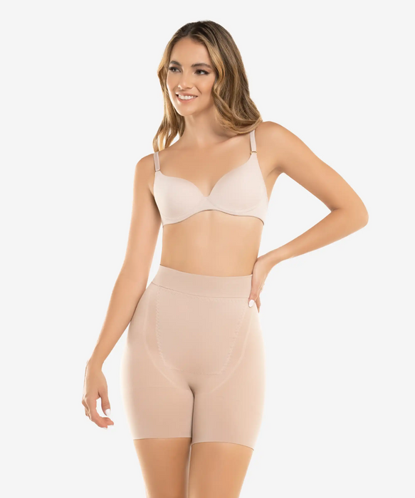 Abdomen Contouring Seamless Thermal Shorts - Style 1504-CYSM Shapers- Seamless.