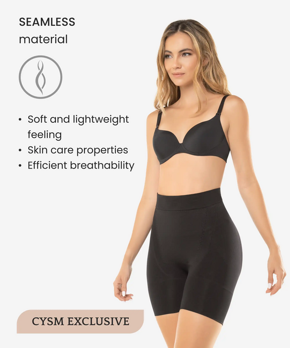 Abdomen Contouring Seamless Thermal Shorts - Style 1504-CYSM Shapers- Seamless.