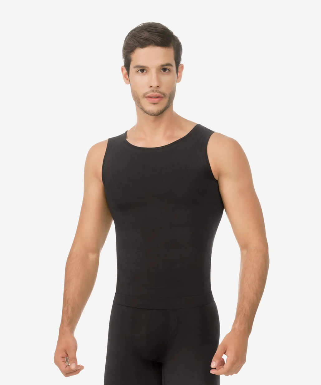 1518 - Camisa de compresión de control sin costuras para hombre