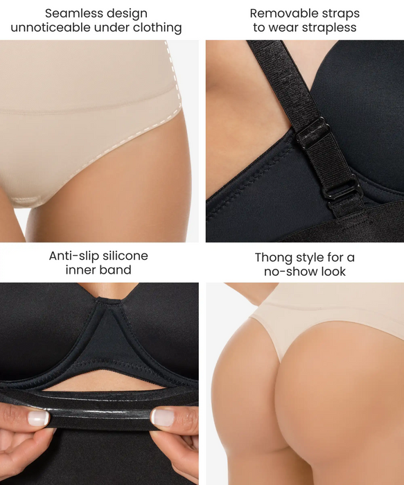 Strapless Ultra Compression Body Shaper - Style 1560-CYSM Shapers- Seamless.