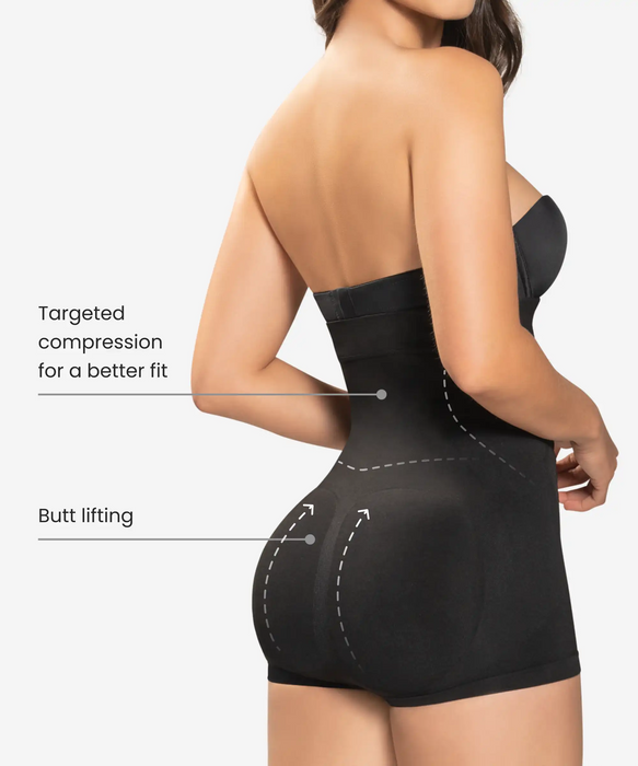 Seamless underbust body shaper in boyshort - Style 1580-CYSM Shapers- Seamless.