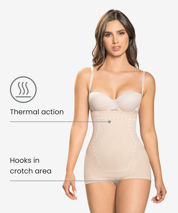 Seamless underbust body shaper in boyshort - Style 1580-CYSM Shapers- Seamless.