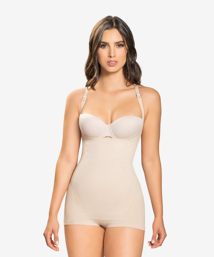 1584 - Faja moldeadora adelgazante levantacola en boyshort sin costuras