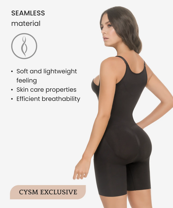 Seamless thermal action weight loss hourglass bodysuit - Style 1585-CYSM Shapers- Seamless.