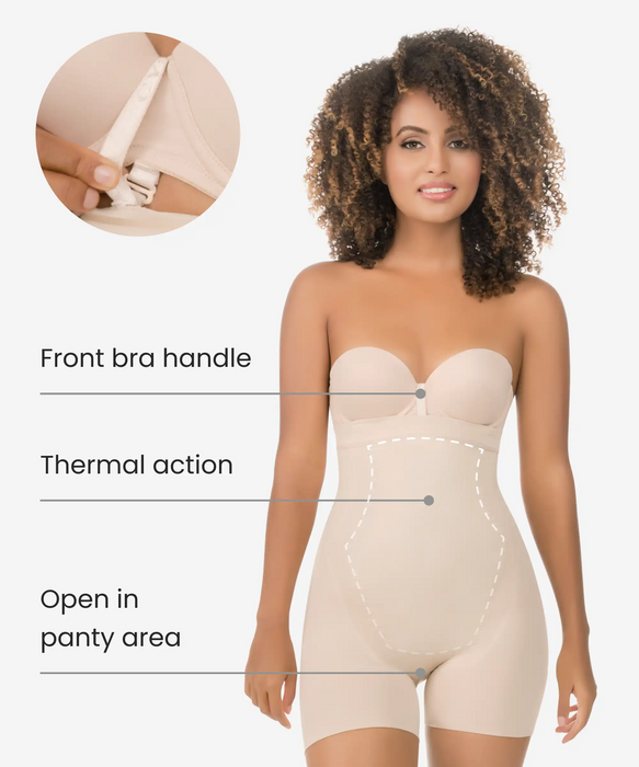 Seamless Strapless Full Body Shaper 3-Pack in style 1588-CYSM Shapers- Bundle.