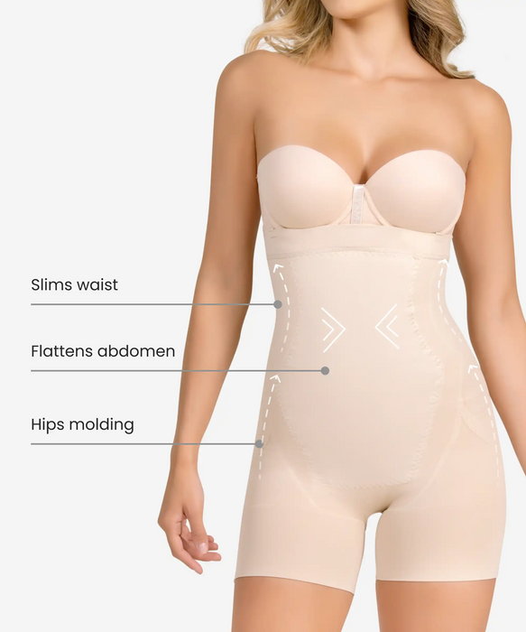 Seamless Strapless Full Body Shaper 3-Pack in style 1588-CYSM Shapers- Bundle.