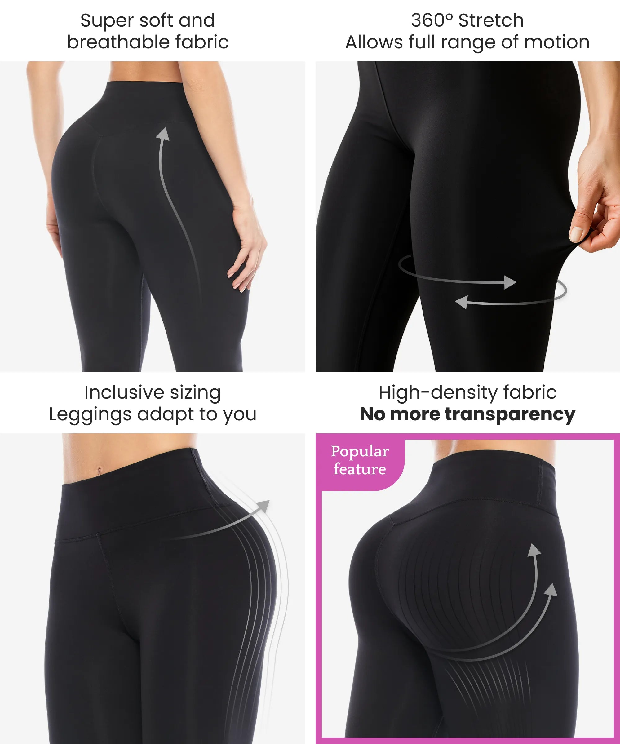 Curvy Legging | Flared-Leg Fit product benefits