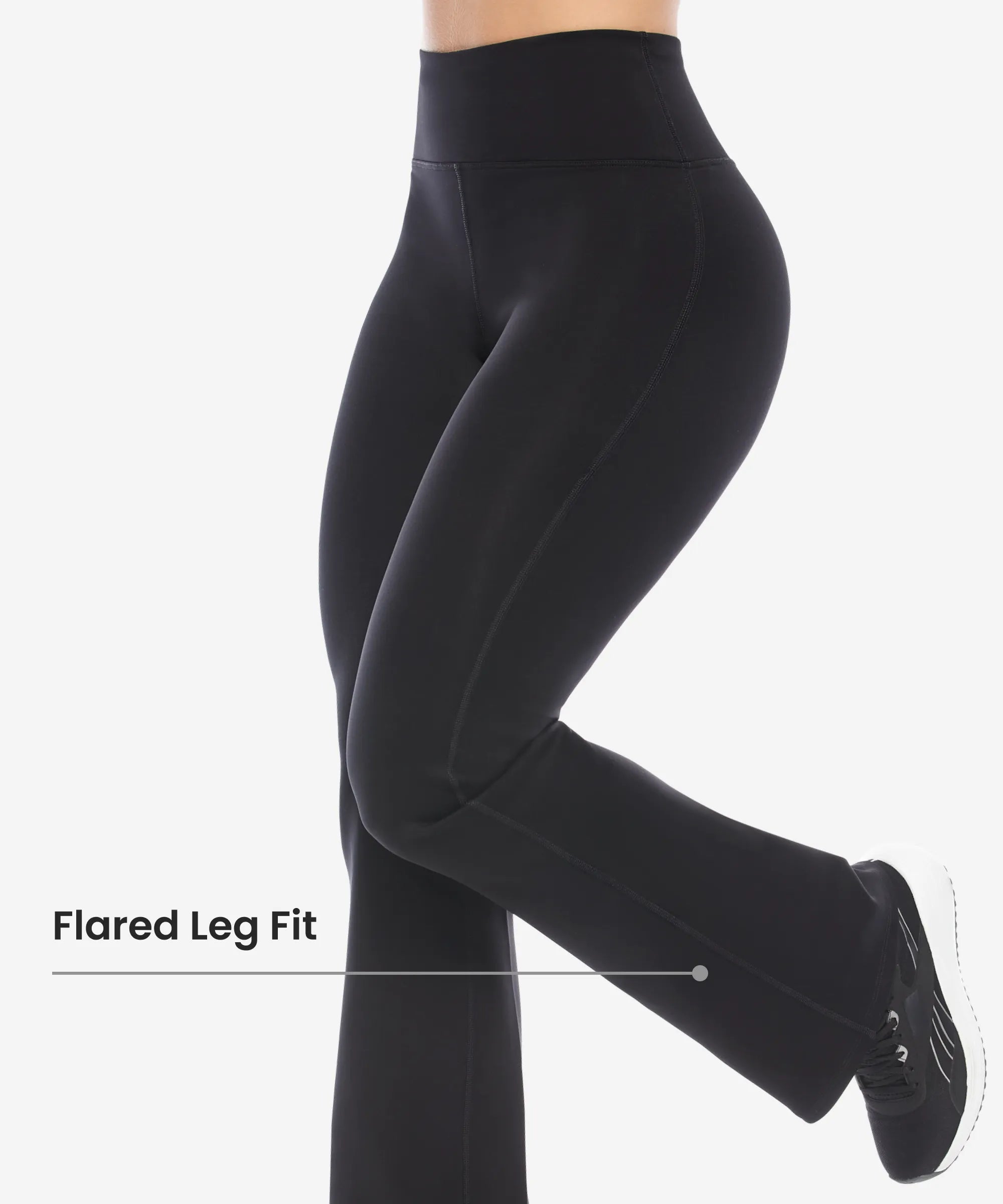 Curvy Legging | Flared-Leg Fit