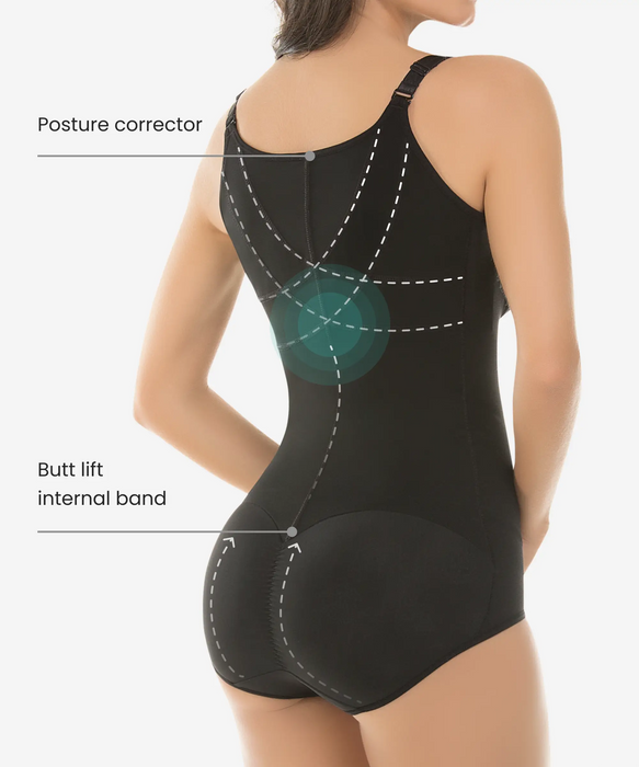 Slimming body shaper with back support - Styles 2108/2113-CYSM Shapers- Ultra-Compresion.