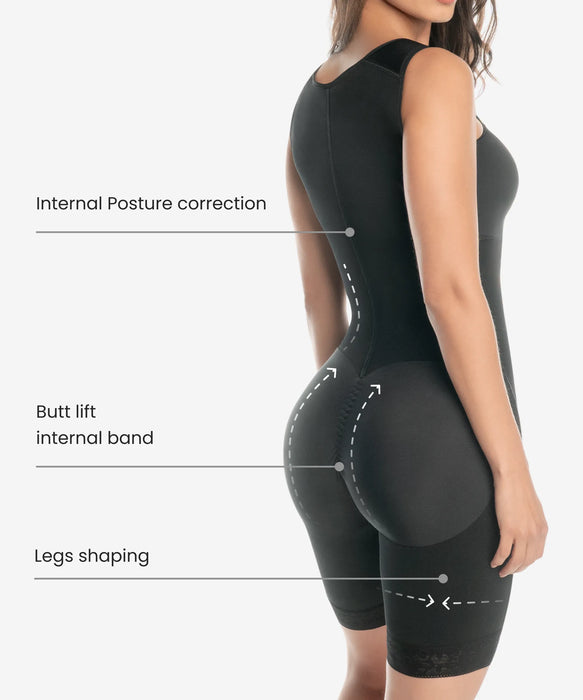 Full-body shapewear with bust support - Style 235