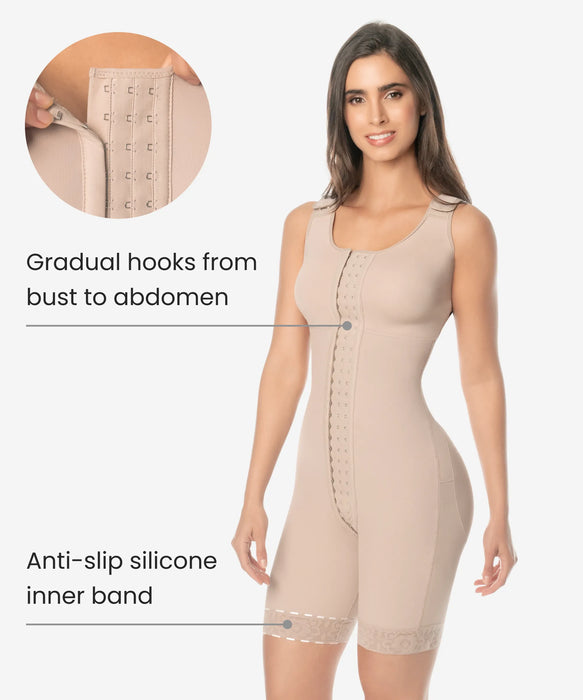 Full-body shapewear with bust support - Style 235