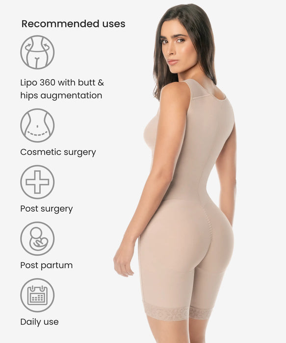 Full-body shapewear with bust support - Style 235