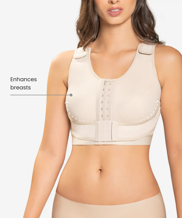 Adjustable surgical bra with removable band - Style 242-CYSM Shapers- Ultra-Compresion.