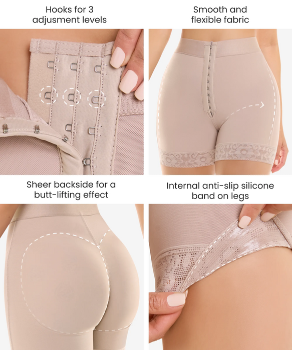 Rose Hook closure Shorts 3-Pack in style 255-CYSM Shapers- Bundle.