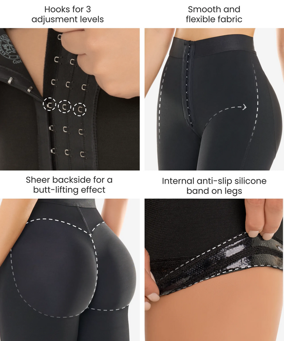 Black Hook closure Shorts 3-Pack in style 255-CYSM Shapers- Bundle.