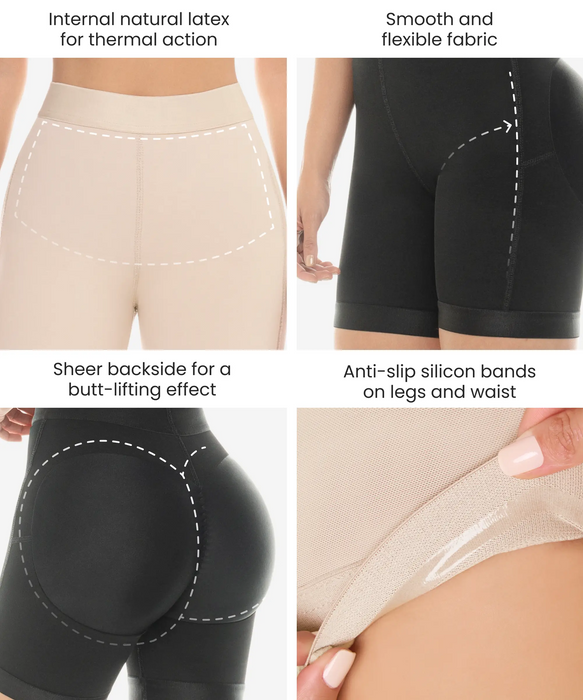 Thermal butt-lifting shorts - Style 256-CYSM Shapers- Shapewear.