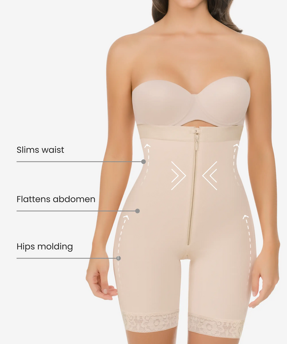 Legs and tummy control full body shaper - Style 259-CYSM Shapers- Ultra-Compresion.