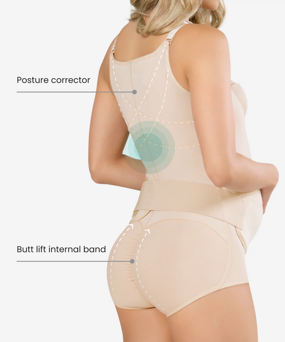 Pregnancy support bodysuit - Style 273-CYSM Shapers- Ultra-Compresion.