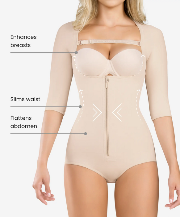 Arms and abdomen body shaper - Style 286-CYSM Shapers- Ultra-Compresion.