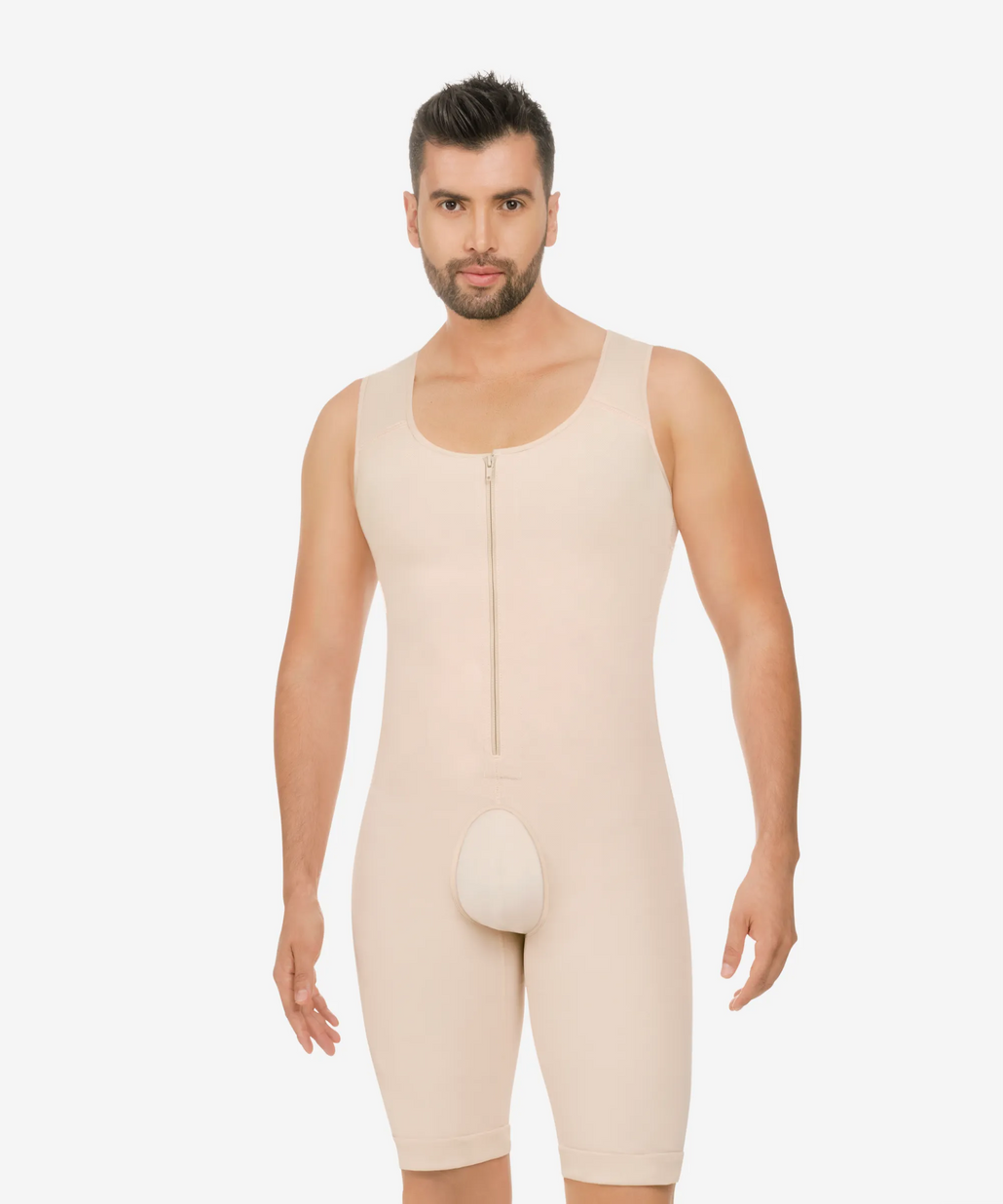 298 - Body de control de abdomen y piernas para hombres Body