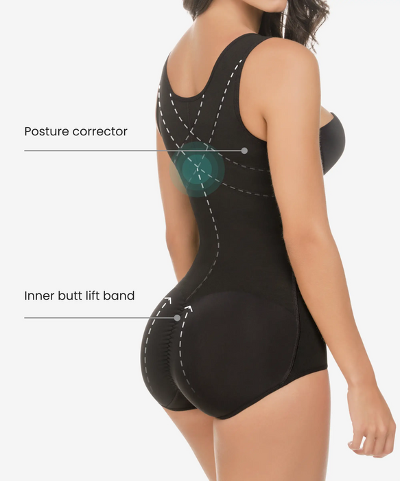 Thermal body shaper with wide straps - Style 385-CYSM Shapers- Termico.