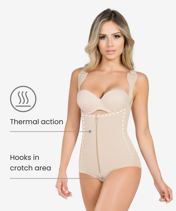 Thermal body shaper with wide straps - Style 385-CYSM Shapers- Termico.