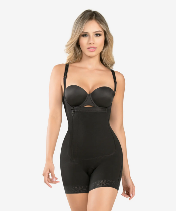 Braless compression bodysuit - Style 435-CYSM Shapers- Ultra-Silueta.