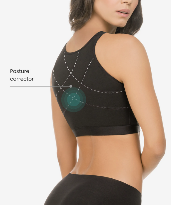 Front closure bust support bra - Style 440-CYSM Shapers- Ultra-Compresion.