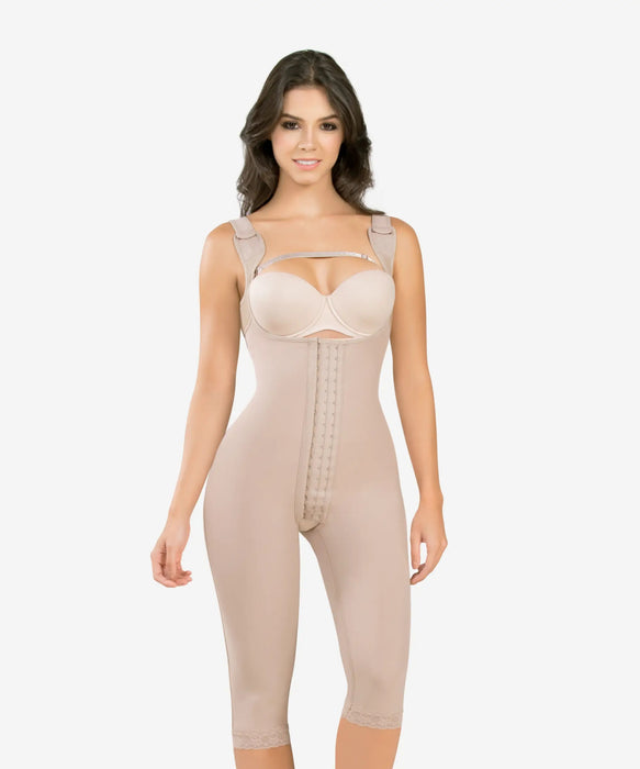 Ultra curve shaping bodysuit - Style 454 - CYSM Shapers - Full body nude shaper with front hook closure