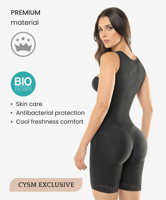 High control mid-thigh bodysuit - Style 455-CYSM Shapers- Ultra-Silueta.