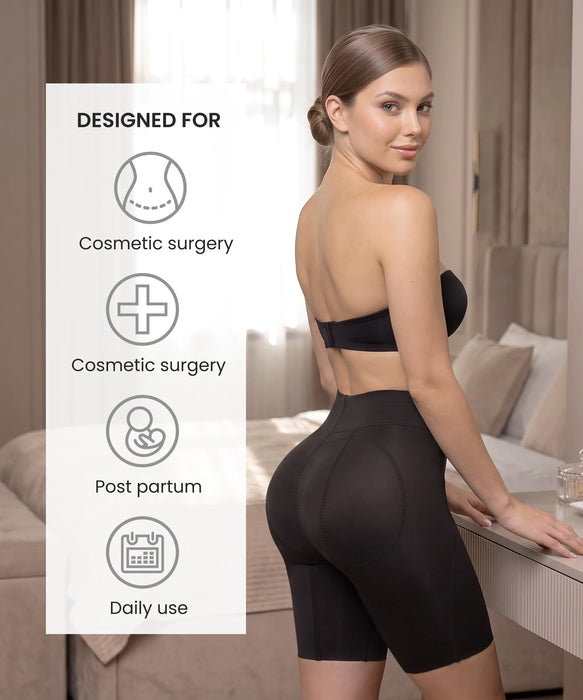 Ultra-Light Long Panty Shaper Style 512  Second-Skin Effect & Full Thigh Sculpting