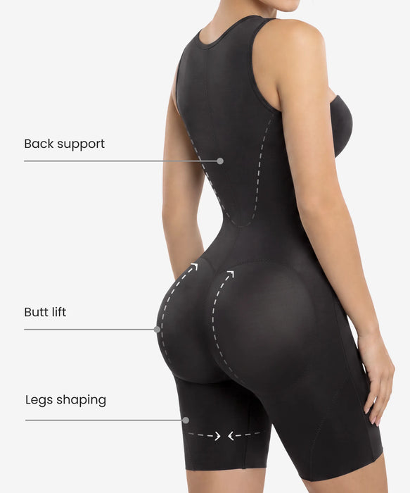 Ultra-Light Sculpting Full-Body Shaper Style 513 High Compression & Booty Lift