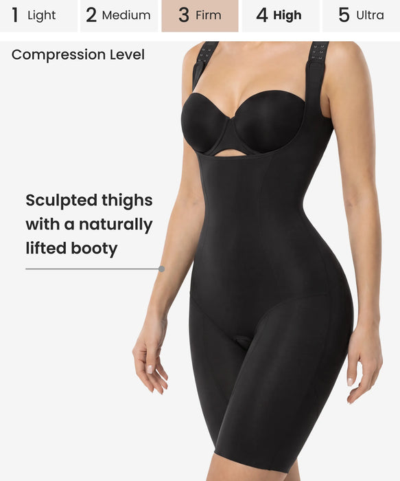 Ultra-Light Sculpting Full-Body Shaper Style 513 High Compression & Booty Lift