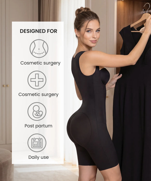 Ultra-Light Sculpting Full-Body Shaper Style 513 High Compression & Booty Lift