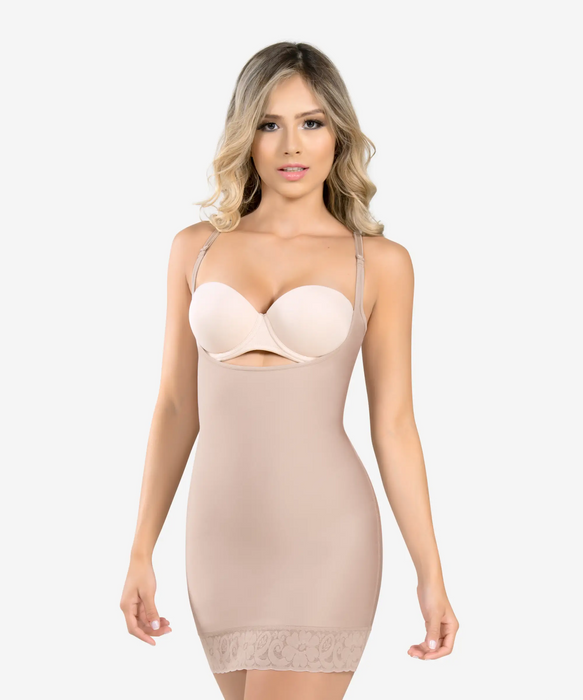 Ultra Flex Push-up Lace Detailed Slip - Style 607-CYSM Shapers- Ultra Flex.