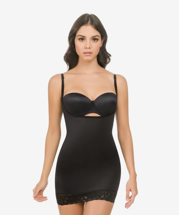 Ultra Flex Push-up Lace Detailed Slip - Style 607-CYSM Shapers- Ultra Flex.