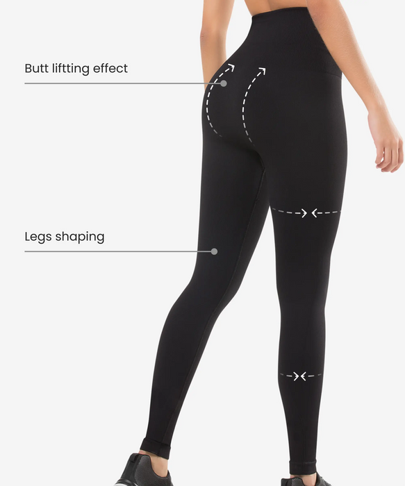 Ultra compression and abdomen control fit legging - Style 910-CYSM Shapers- Fit Leggings.