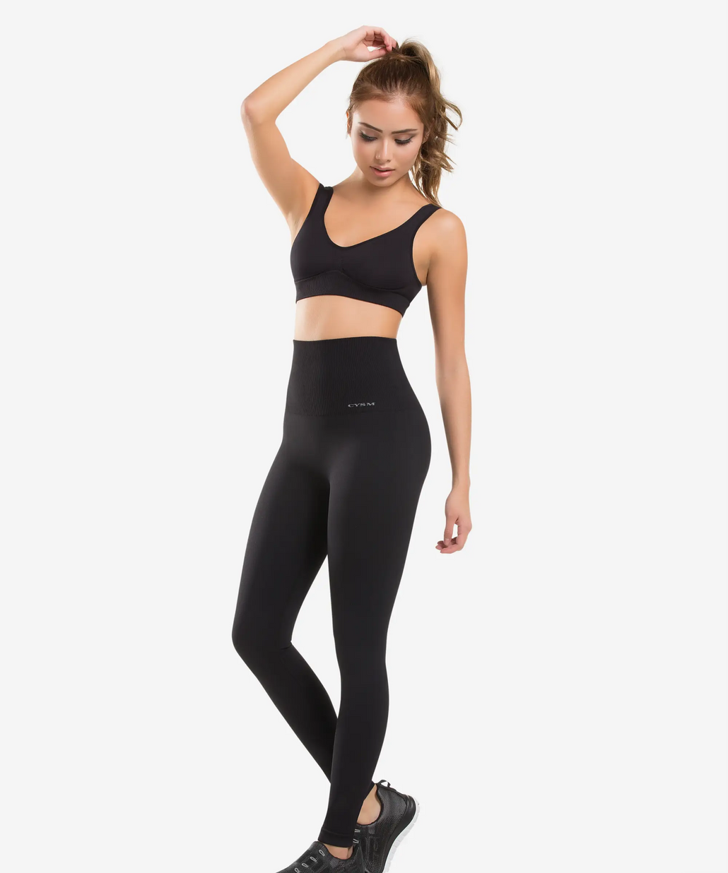 910 - Compresión térmica ultra y ajuste de control del abdomen Leggings