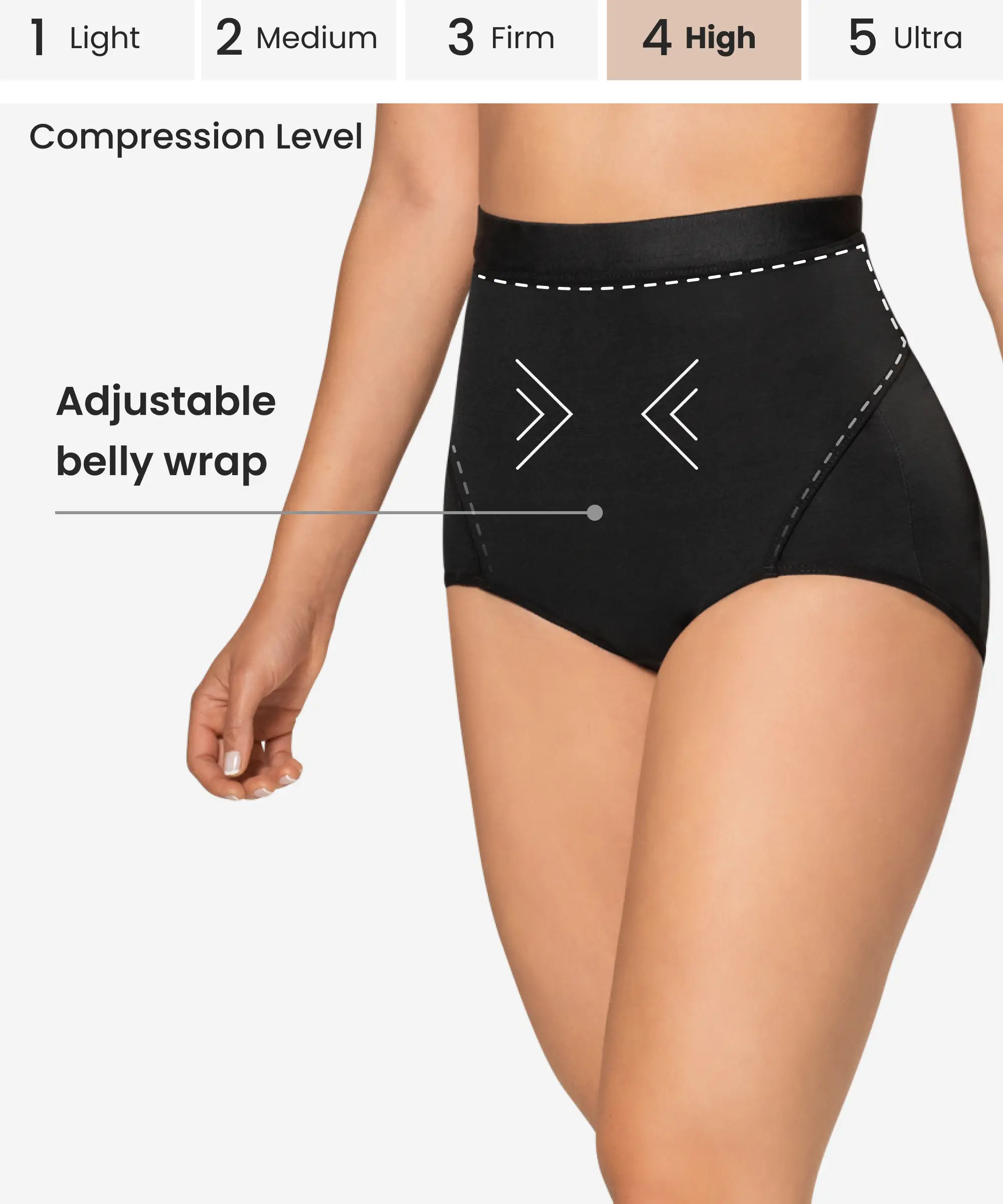 Braguita moldeadora de abdomen - Estilo 210