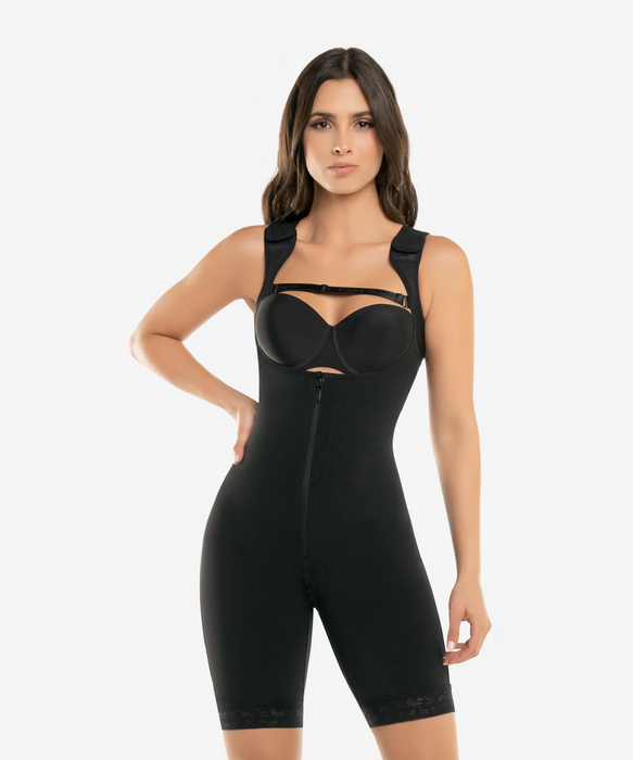 High compression bodysuit with zip crotch - Style 462-CYSM Shapers- .