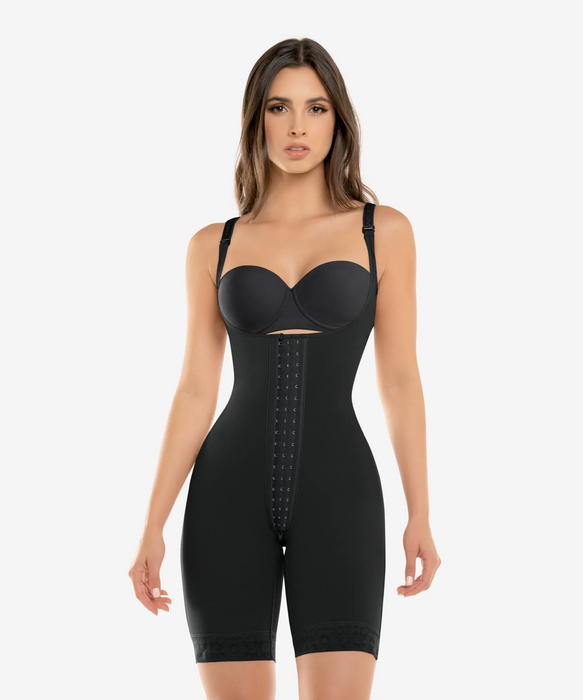Hook closure bodysuit with zip crotch - Style 463-CYSM Shapers- .